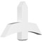 Ekena Millwork Bellingham Architectural Grade PVC Gable Bracket, 36"W x 22 1/2"H x 4"D x 6"F, 15/12 Pitch GBP036X23X0406BEL00 - alternate 1